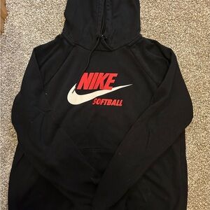 Nike Black softball hoodie